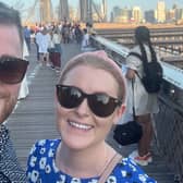 Ryann Lambert-Tuthill and wife Emily are supporting Childhood Cancer Awareness Month.