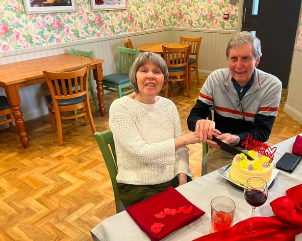 Pat and Terry Kirwin celebrated their 55th wedding anniversary at Care UK’s Weavers Court.