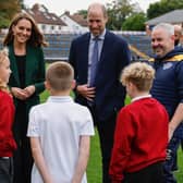The Prince and Princess of Wales at AMT Headingley Stadium. Picture by David Cliff / Kensington Palace