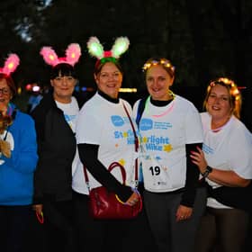 More than 140 people took part in the Starlight Hike in Leeds