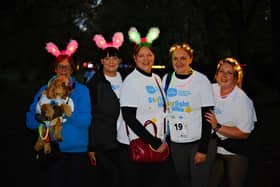 More than 140 people took part in the Starlight Hike in Leeds