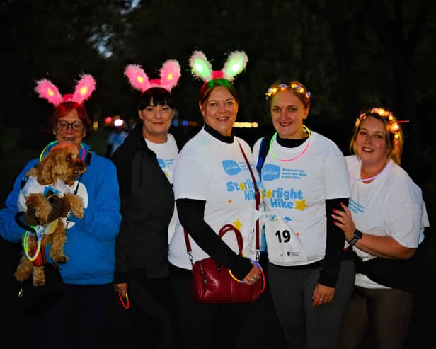 More than 140 people took part in the Starlight Hike in Leeds