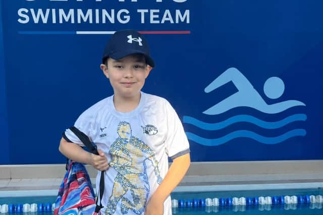 Aaryan currently swims for the Borough of Kirklees para-competitive team.