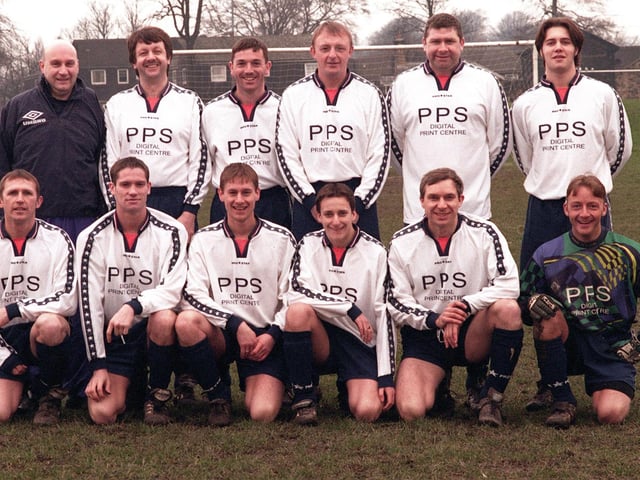 Woodlesford pictured in February 1992. Back row, from left, are Tony Hazel, Dean Firth, Paul Gill, Mark Tallant, Paul Brown and  Ross Tebutt. Front row, from left, are Neil Tallant, Michael Hoyle, Matthew Bulmer, Paul Sheldon, Mark Healey and Graham Greaves.