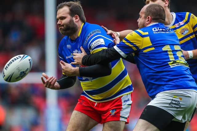 Action from Leeds Rhinos' PDRL match against Warrington at Anfield earlier this season.