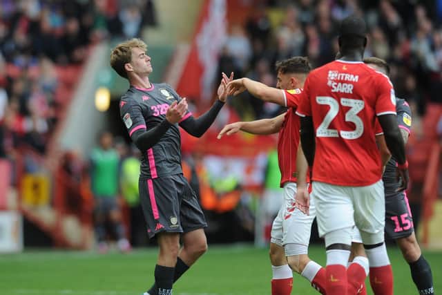 Patrick Bamford's frustration boiled over and earned him a second half booking