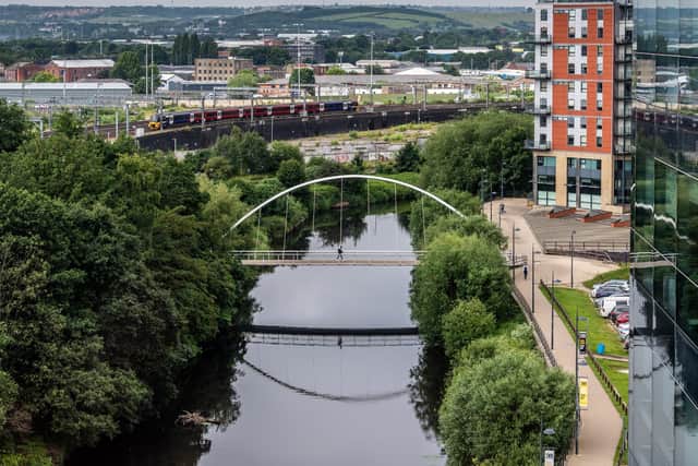Two flood alerts are in place for Leeds as heavy rain is forecast for this evening (Photo: River Aire)