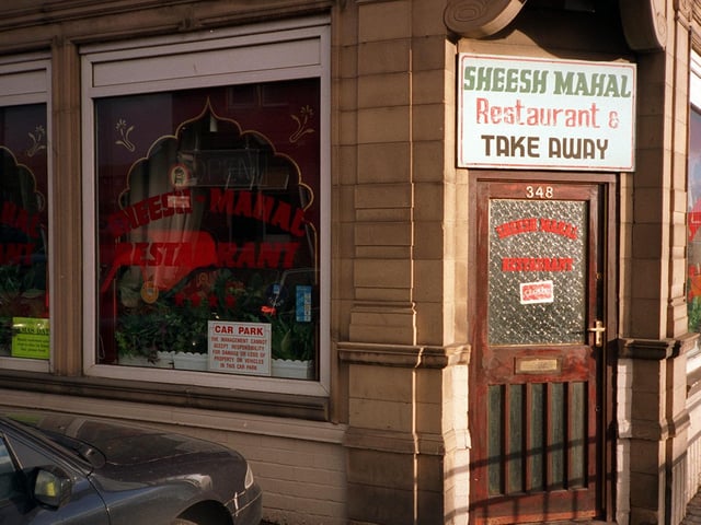 A Kirkstall Road institution. The Sheesh Mahal restaurant.