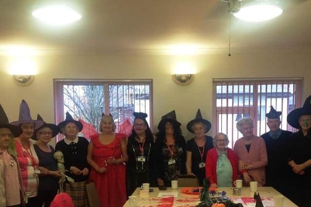 FRIENDS: HOPE brings people together at social events, like this Hallowe’en party.