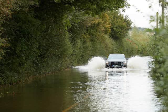 Flooding in Castleford yesterday (Photo: John Clifton)