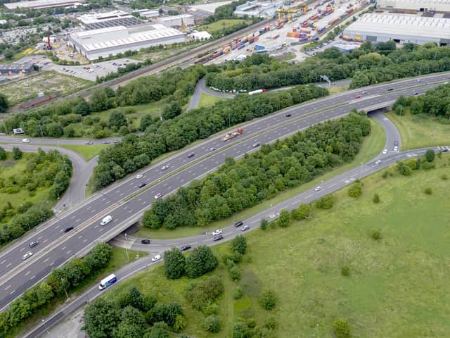 The M621 through Leeds is to receive multi-million pound redevelopment
