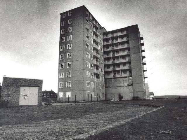 Flats on Halton Moor.