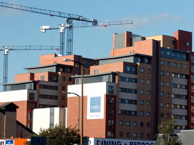 The Tannery, student flats off Kirkstall Road.