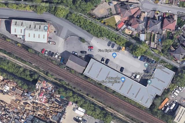 The rubbish is dumped on Station Way. Photo: Google.