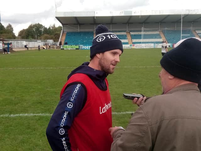Featherstone Lions coach Jamie Rooney discusses his side's promotion-clinching win.