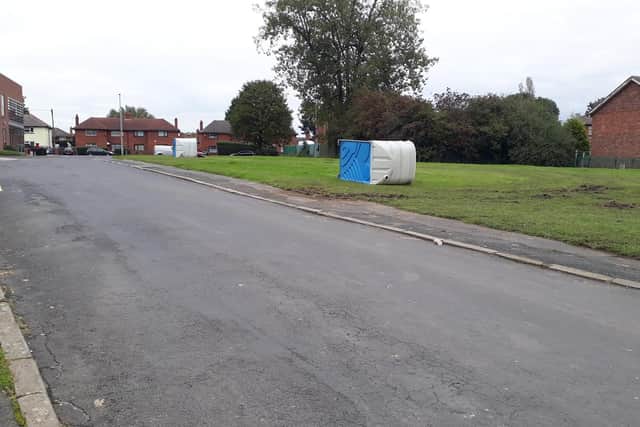 The field was occupied by an illegal travellers encampment until Tuesday, October 1 and residents say the council have not cleaned up mess left behind