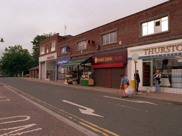 Remember these shops on the Market Place?