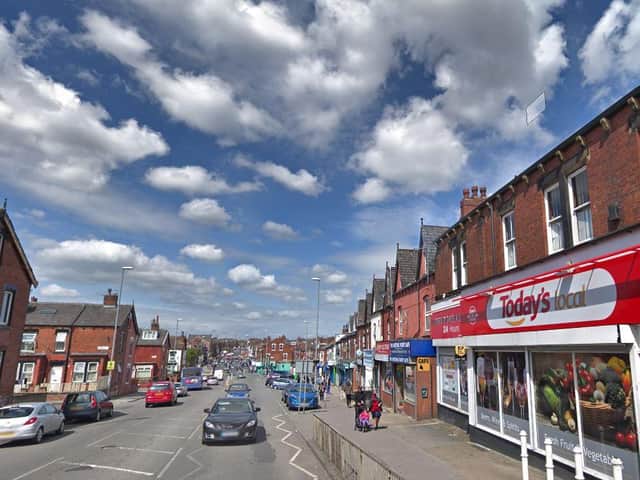 A man has been taken to hospital after a 'noxious substance' was thrown in his face on Harehills Lane