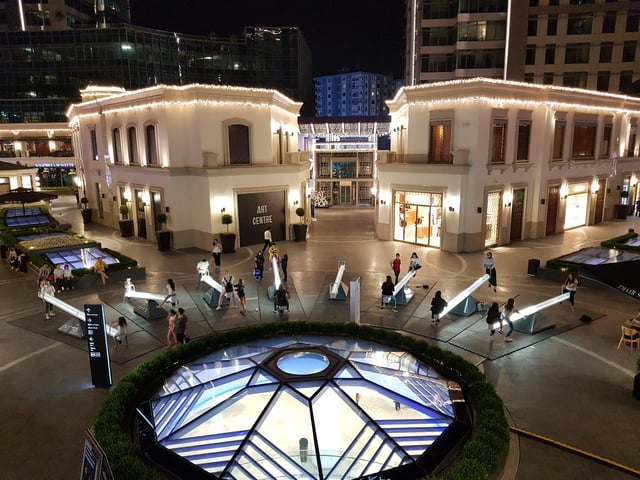 Wave-Field, Sidney Street. This illuminated musical seesaw installation invites you to come and play in the street. Youll have to pair up with others - friends, families or strangers - to create patterns and harmonies.