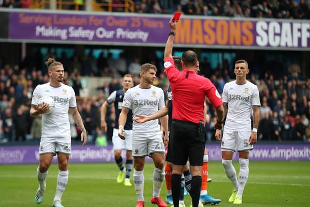 Gaetano Berardi was sent off for his challenge on Bradshaw, a decision that has since been overturned (Pic: Getty)