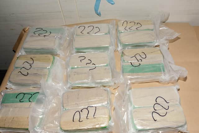 Drugs seized by the NCA.