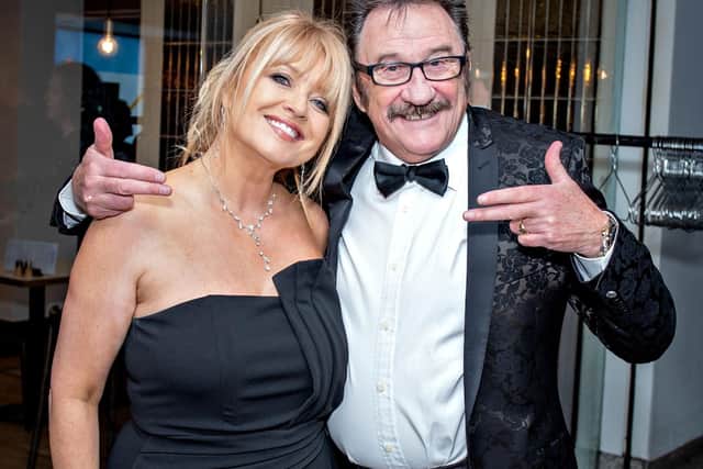 Christine Talbot and Paul Elliot - one half of the Chuckle Brothers, at the awards