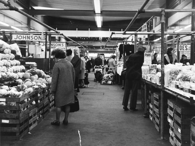 Market stalls in Seacroft.