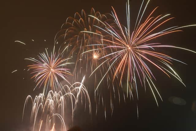 Stock photo of bonfire night in Roundhay Park in 2017. Picture Bruce Rollinson