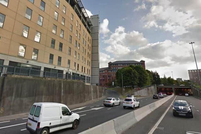 There is traffic chaos in Leeds city centre after a multi-vehicle crash on the Inner Ring Road A58 (Photo: Google)