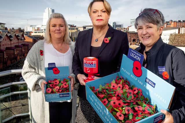 Eddie Izzard joins forces with collectors in Leeds for the 2019 Poppy Appeal.