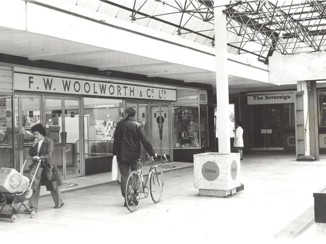 Inside Seacroft Shopping Centre.