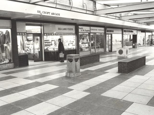 The 'Seacroft Arcade' within the shopping centre.