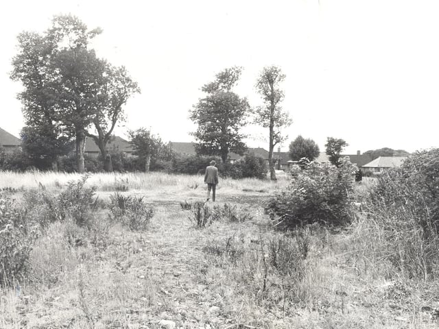 This derelict land marks the spot where the once impressive Seacroft Vicarage used to stand.