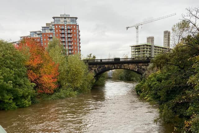Two flood warnings issued for Leeds as River Aire swells in rain