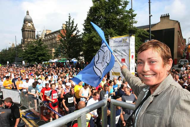 The OWLS childrens bereavement service is part of the legacy of the latefundraiser Jane Tomlinson CBE, pictured in 2007 as she started a 10k Run for All Race (Photo: Owen Humphreys/PA Wire)