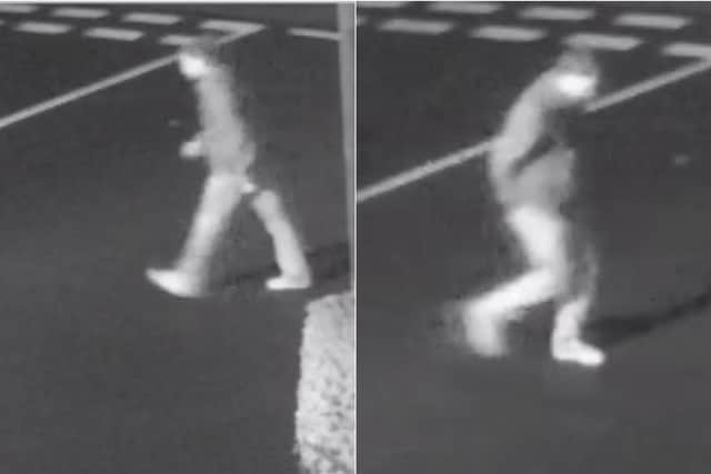 Have you seen this man? Police are searching for a suspect after a vulnerable man was violently robbed (Photos: WYP)