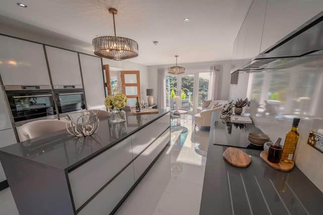 Luxury new residential development with spacious kitchens
