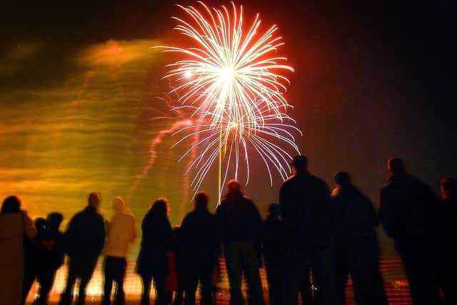 What should you do if someone is injured by a firework?