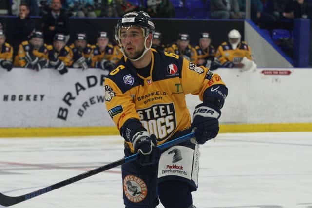 RIVAL: Sheffield Steeldogs' player-coach, Ben Morgan. Picture courtesy of Cerys Molloy.