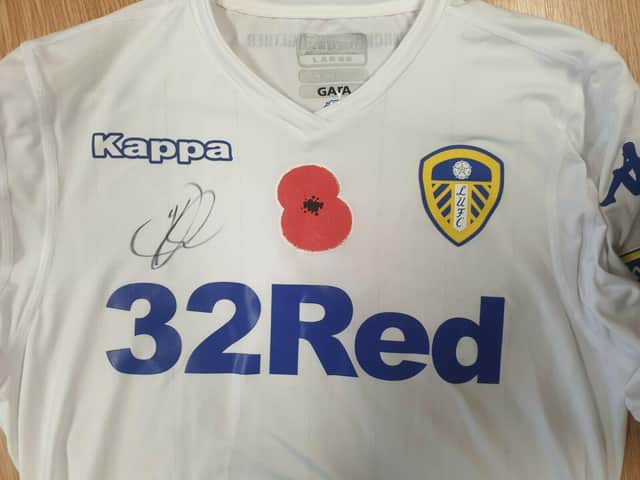 Leeds United remembrance day shirt