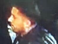 Police want to speak to the man in this footage in connection with a serious sexual assault