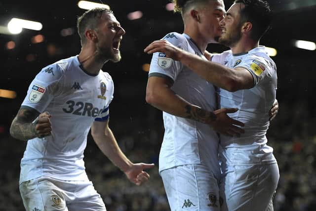 Liam Cooper, left, has been rock steady for Leeds United in the heart of the defence (Pic: Getty)
