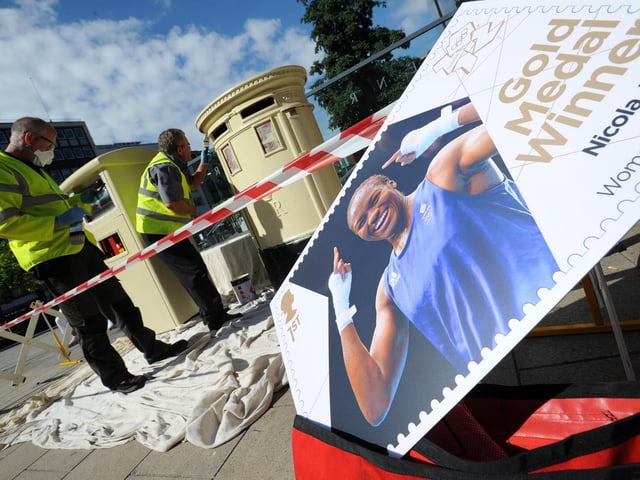 Postboxes in Leeds city centre were painted gold in her honour.