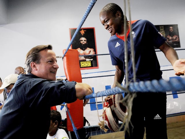 She also accompanied the then Prime Minister David Cameron on a trade mission to Brazil.