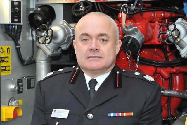 Dave Walton, West Yorkshire's Deputy Chief Fire Officer.