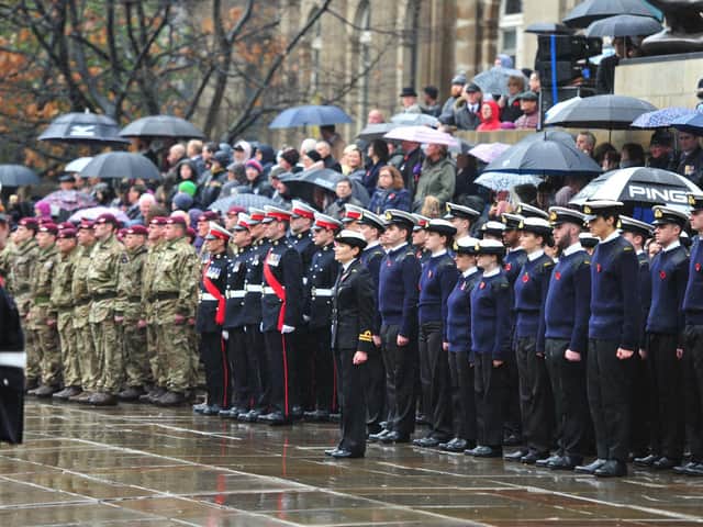 Remembrance Sunday in Leeds on 11 November 2018