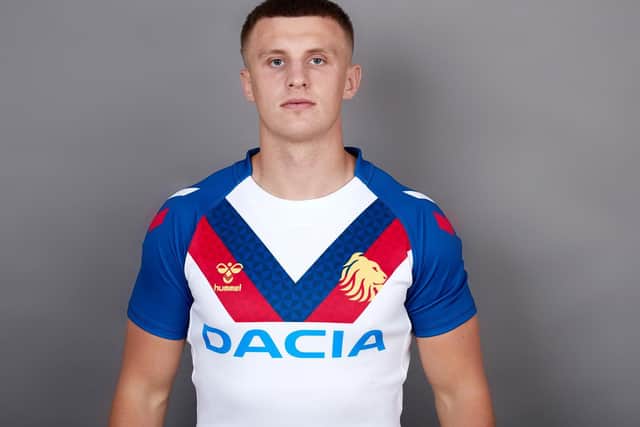 Ash Handley in Great Britain Lions kit.