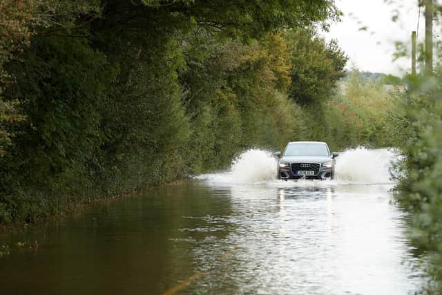 Leeds placed on flood alert as River Aire swells in torrential rain