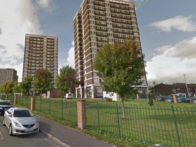 The Holdforths and Clyde Approach also ranked high in the city for deprivation.