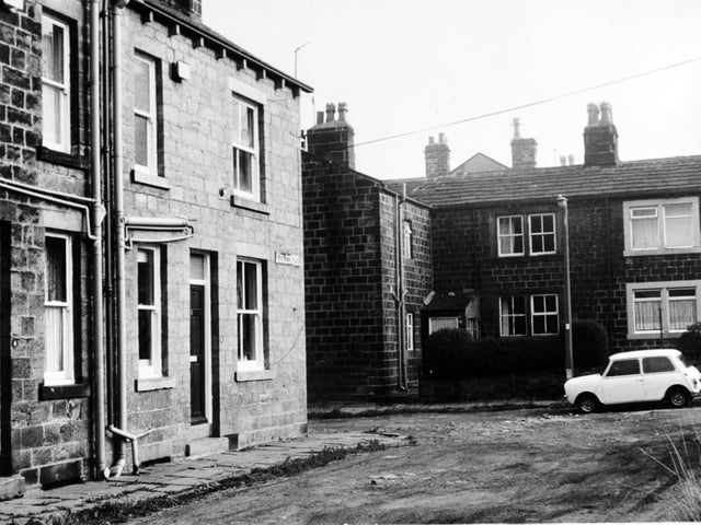Old cottages off Westmoor Street. part of the Bramley conservation area.